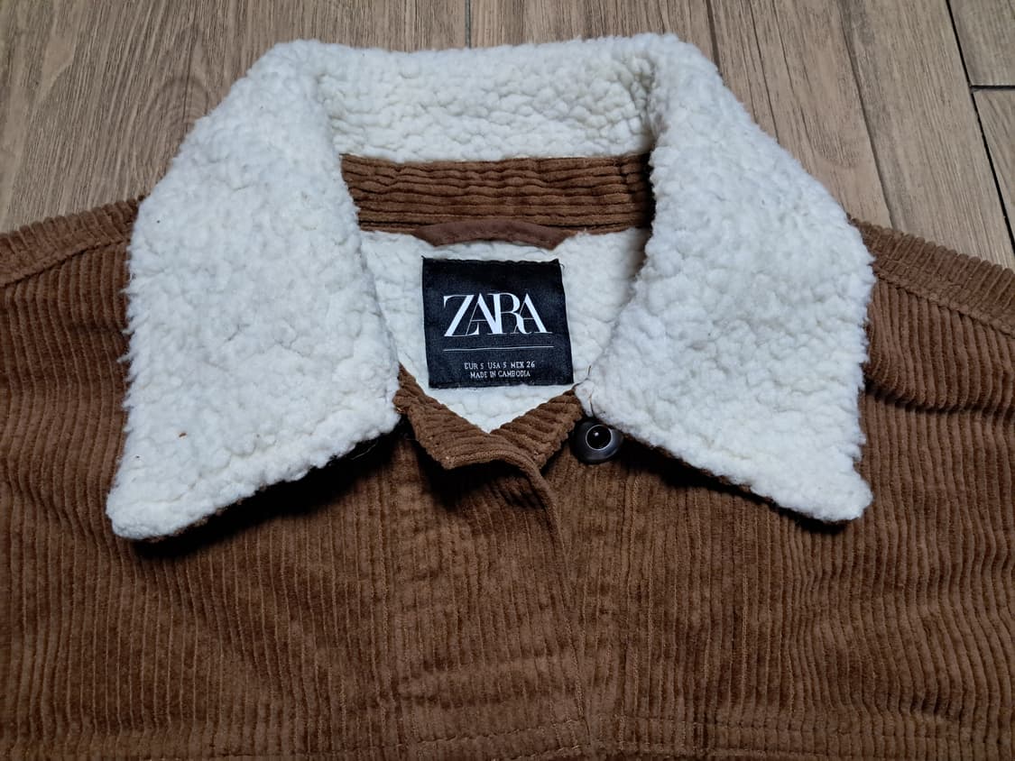 자라 여성 코듀로이 자켓 S 상품이미지4