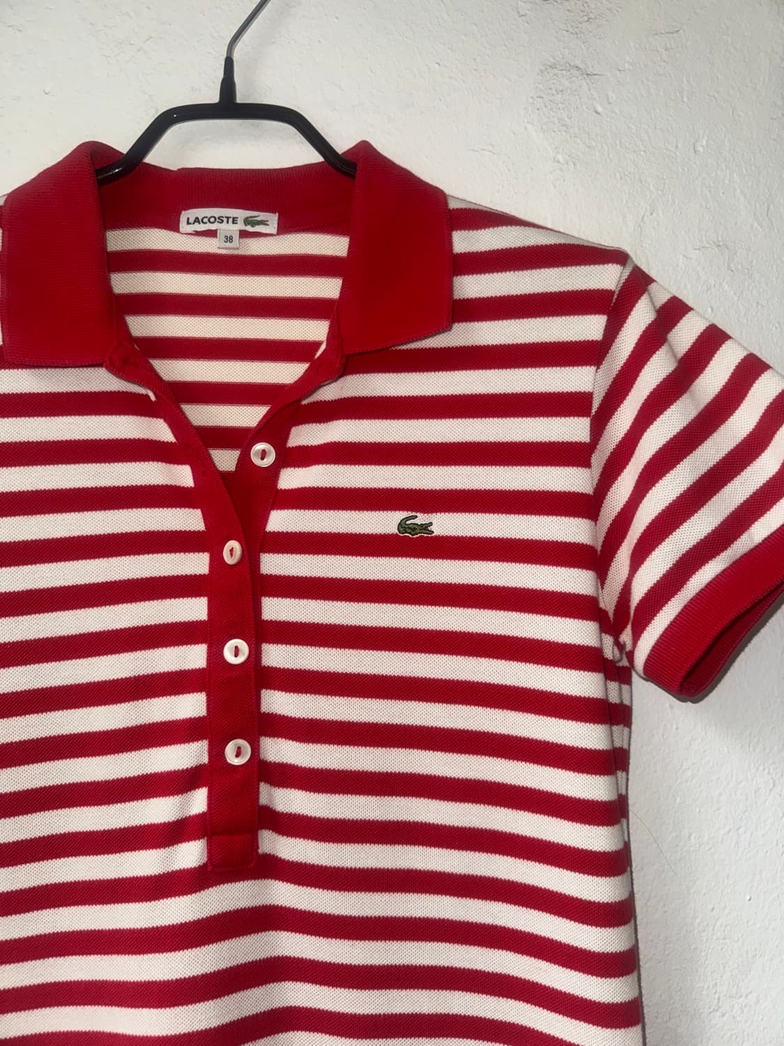 Lacoste 라코스테 레드 스트라이프 원피스(38) 상품이미지3