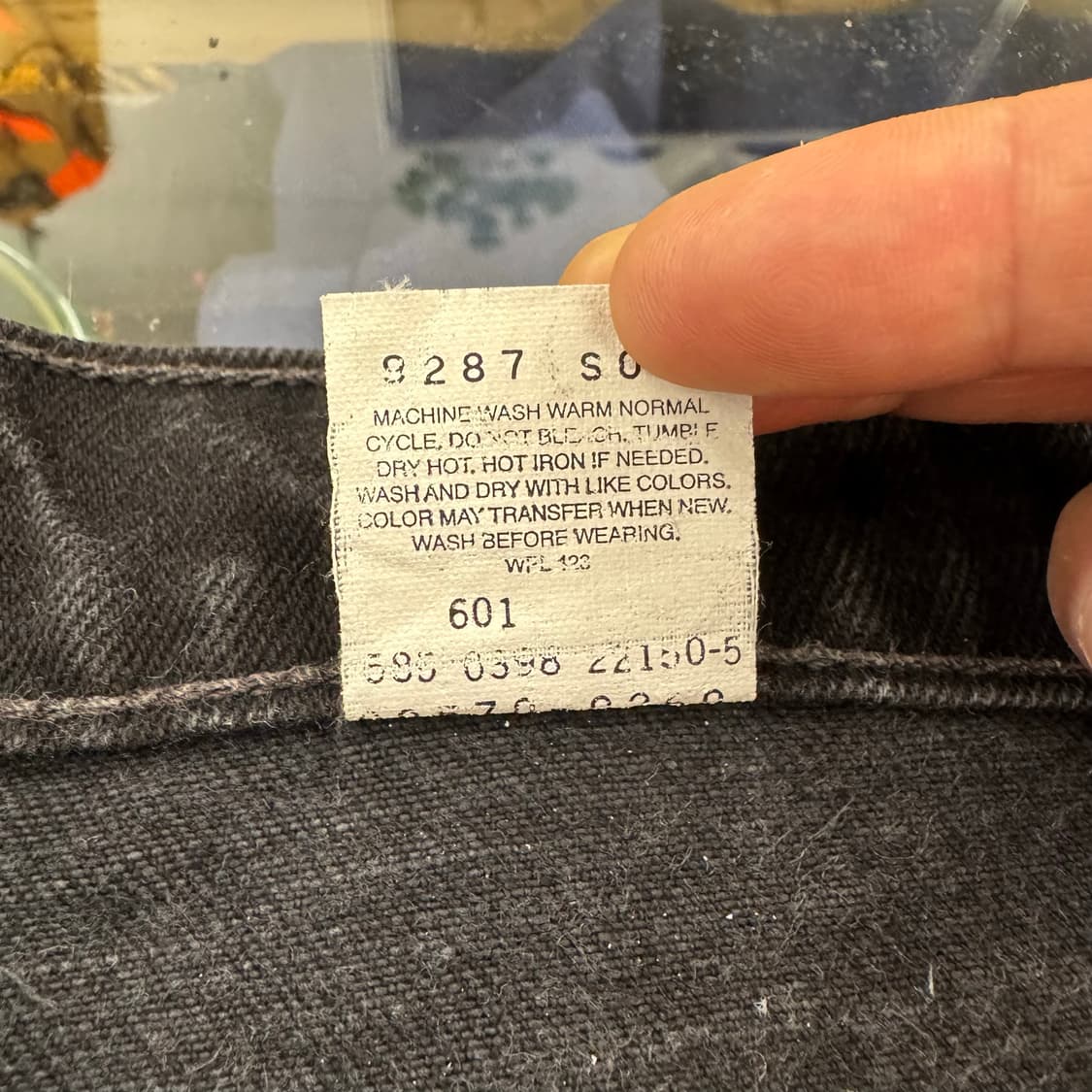 90s 리바이스 570 배기 블랙진 made in USA (30)  상품이미지7