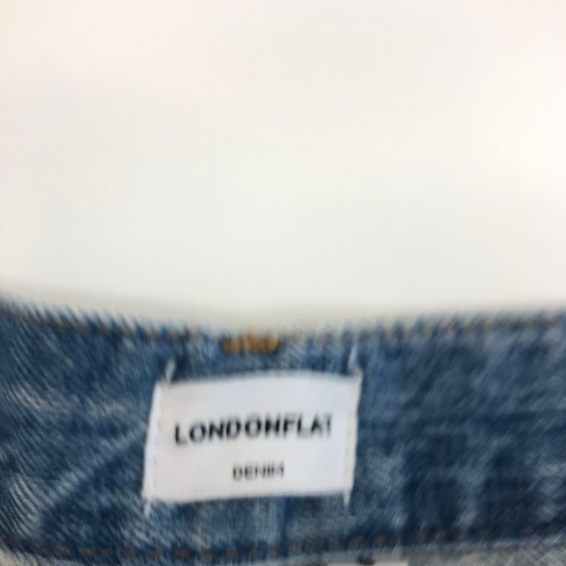 런던플랏 워싱 데님진 27 인치 상품이미지5
