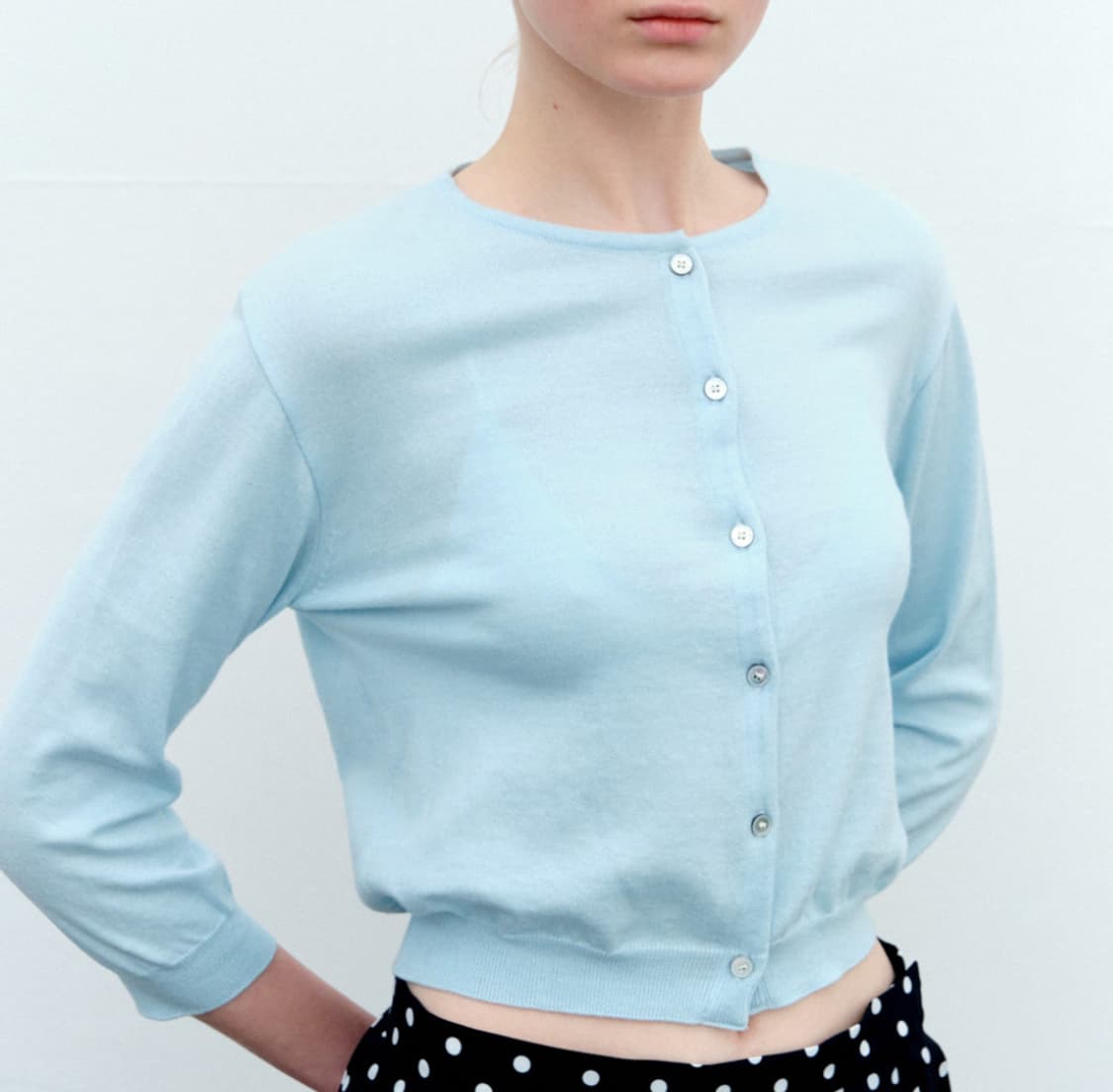 포니테일 가디건 상품이미지1