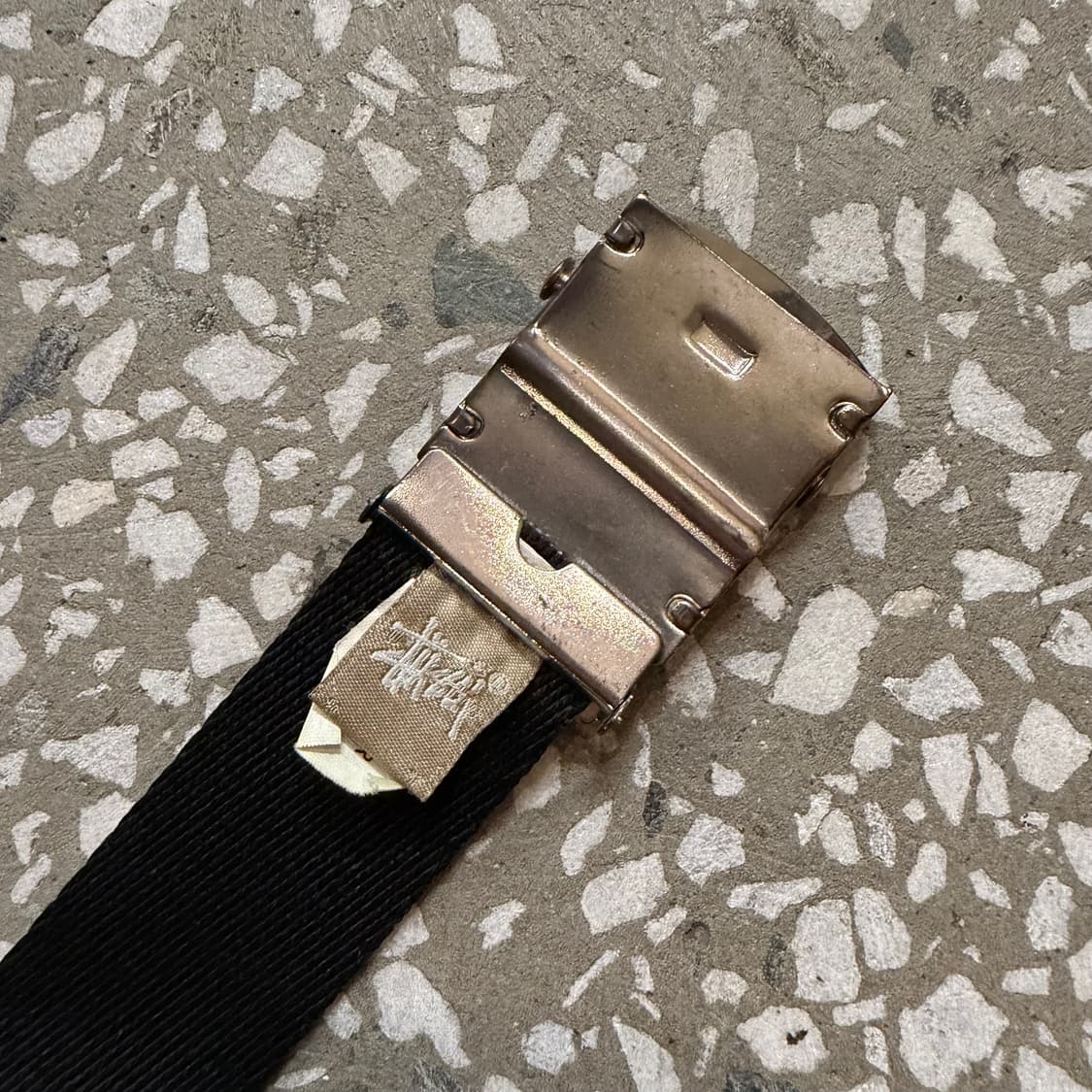 00s 올드 스투시 우드랜드 카모 웹 벨트 상품이미지6