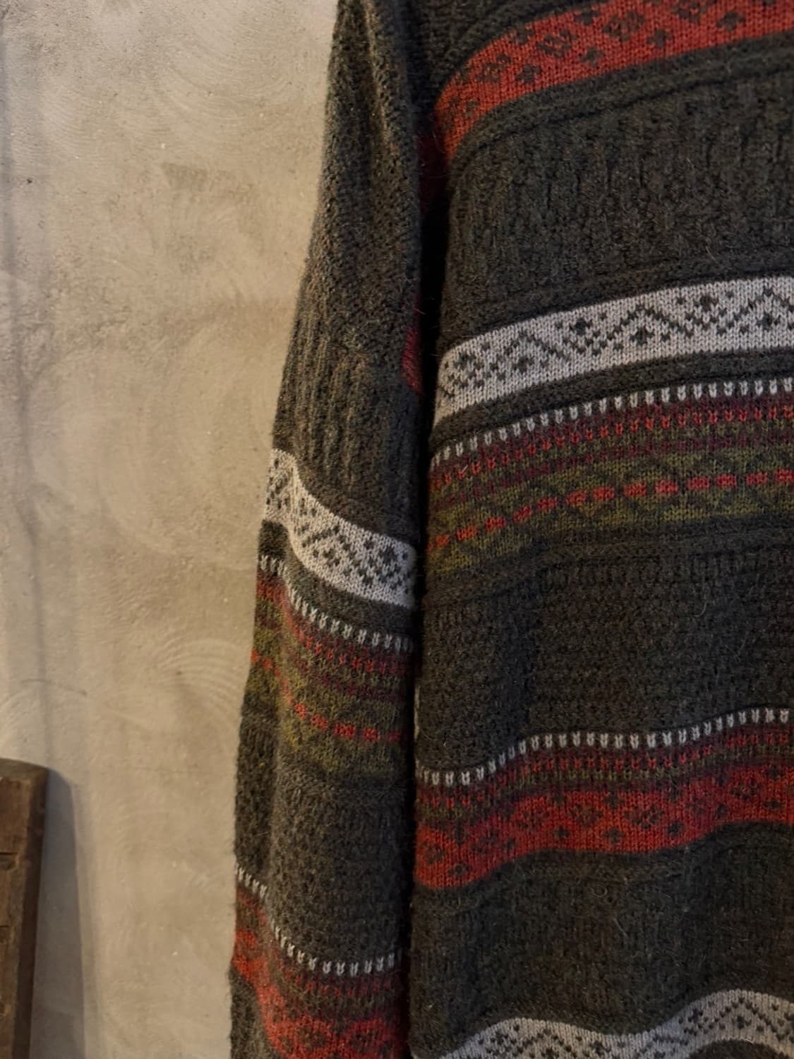 알렉스 트리콧 페어아일 니트 105 상품이미지5