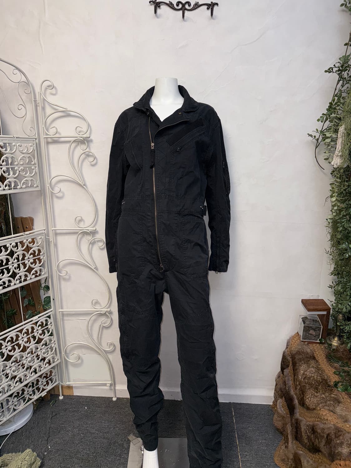 Buckaroo black zipper cargo jump suit 상품이미지1