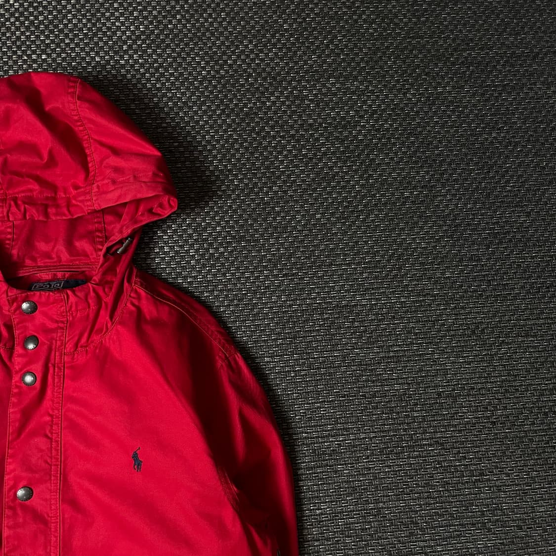 폴로랄프로렌 레드 스트링 후드 자켓 S 상품이미지3