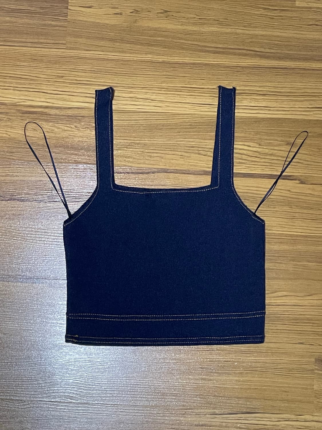 자라 Zara 3597/123/407 m 데님 니트 뷔스티에 상품이미지2