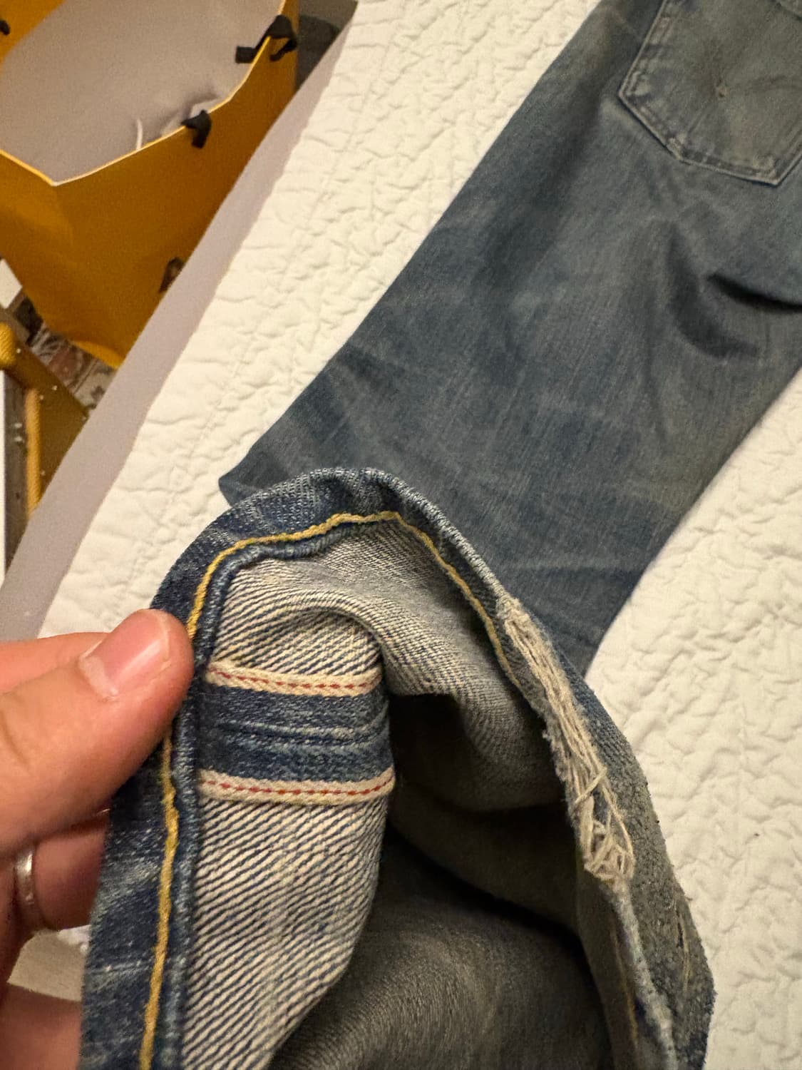 리바이스 빈티지 501 셀비지 버튼플라이 상품이미지6