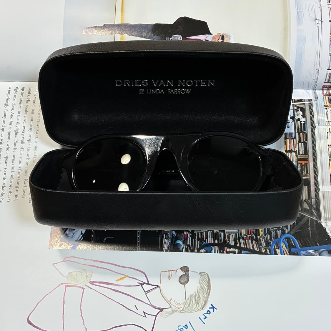 Dries Van Noten x Linda Farrow glasses 상품이미지8