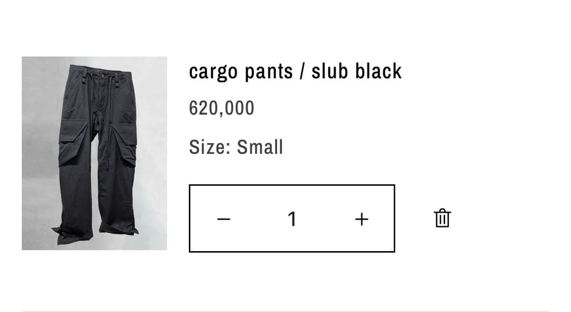 블랙멀 blackmerle cargo pants black 상품이미지4