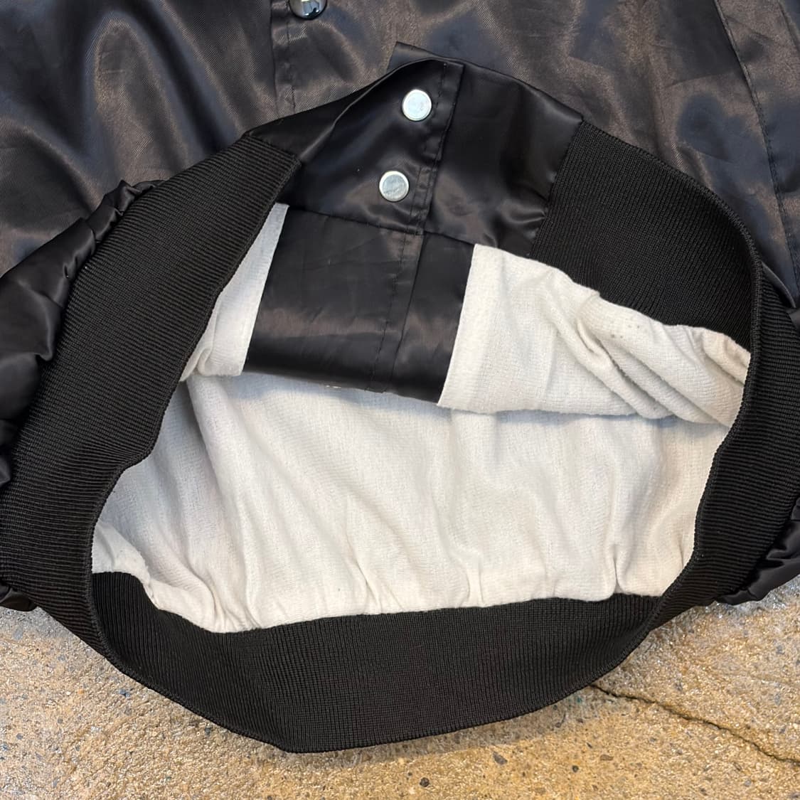 레어 90s Made in USA 빈티지 쉐보레 사틴 자켓 상품이미지10