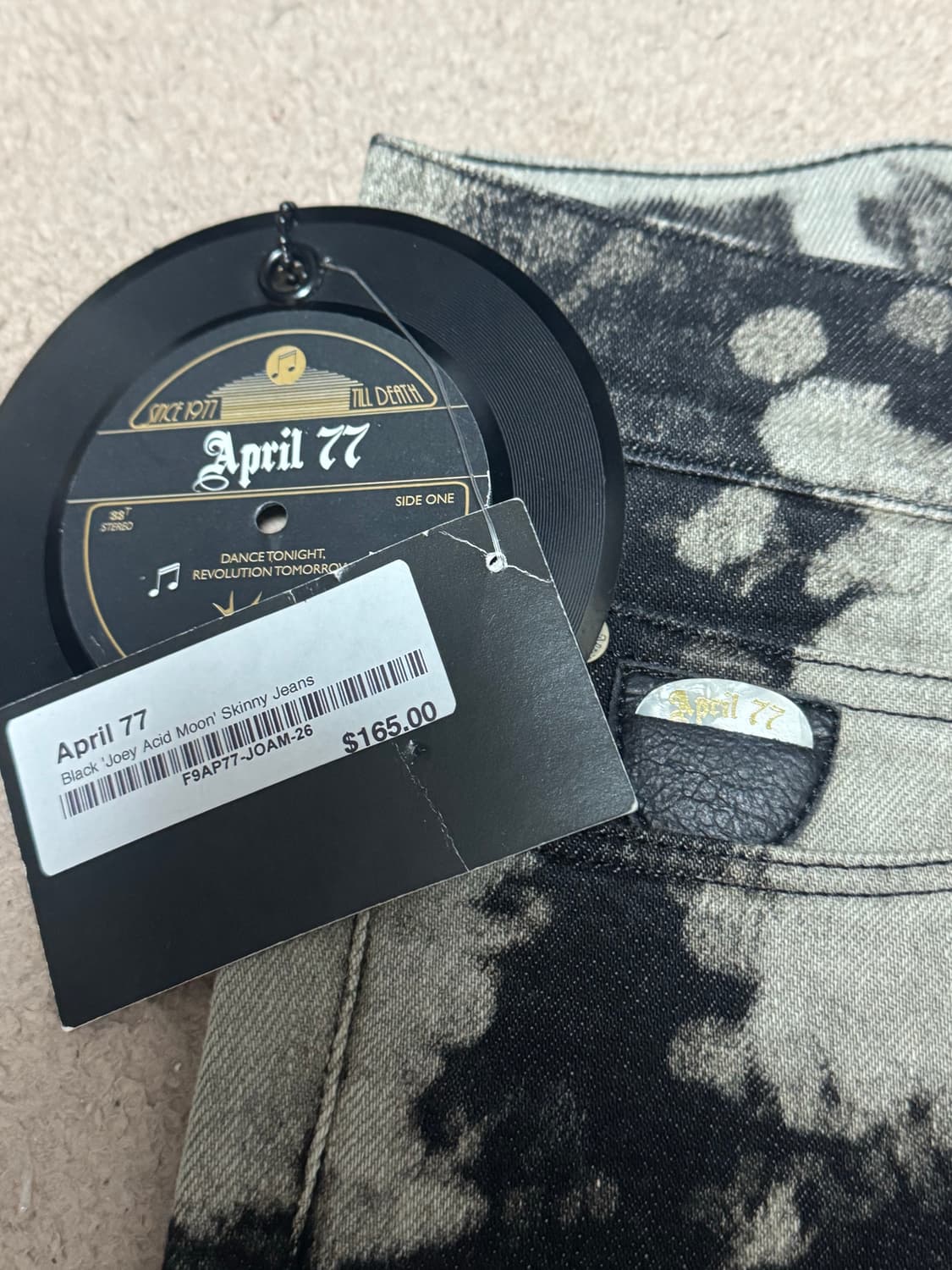 April77 프린팅 스키니진 26  상품이미지4