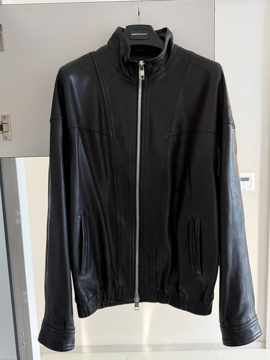 이로 IRO 레더 집업 블루종 상품이미지3