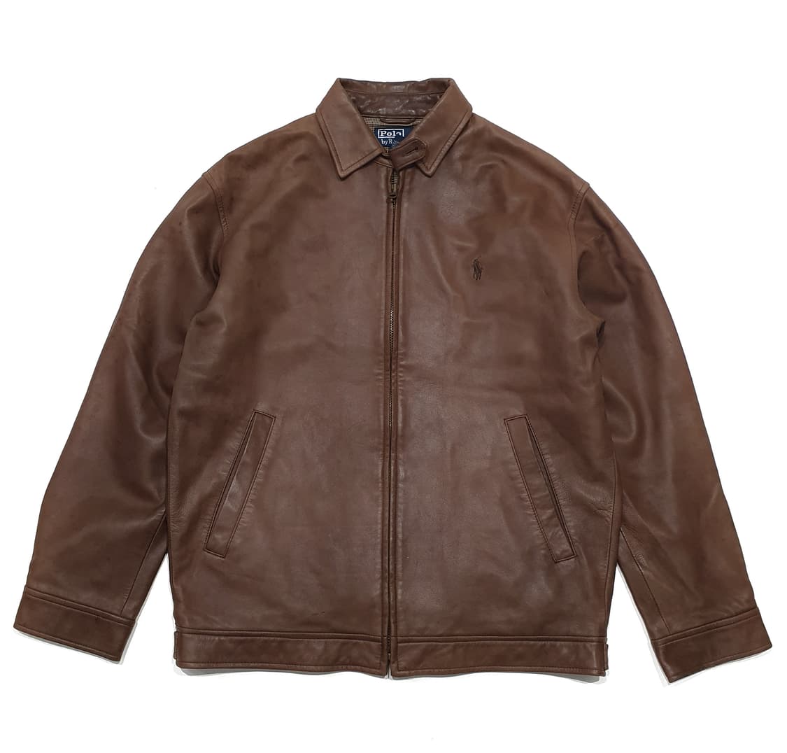 폴로 맥스웰 양가죽 자켓 브라운 s (100~105) 상품이미지1