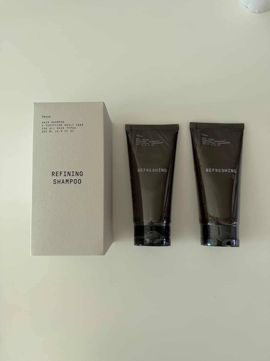 (새상품) 테누이 샴푸 + 바디 스크럽 상품이미지1