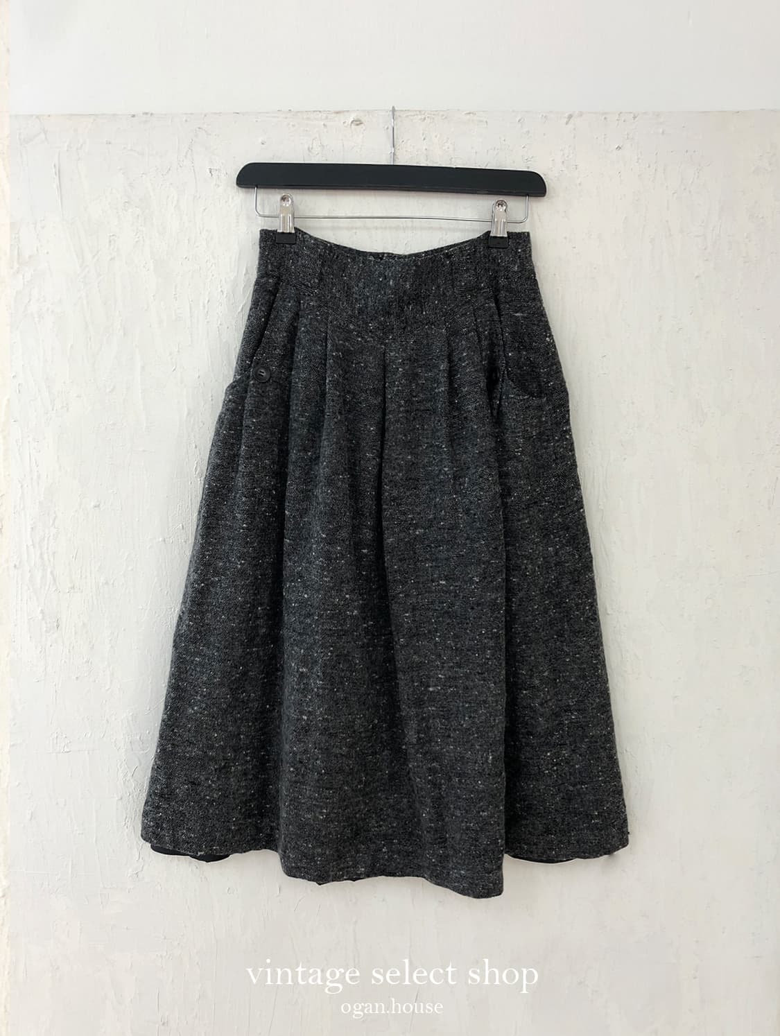 vintage wool flare skirt 상품이미지3