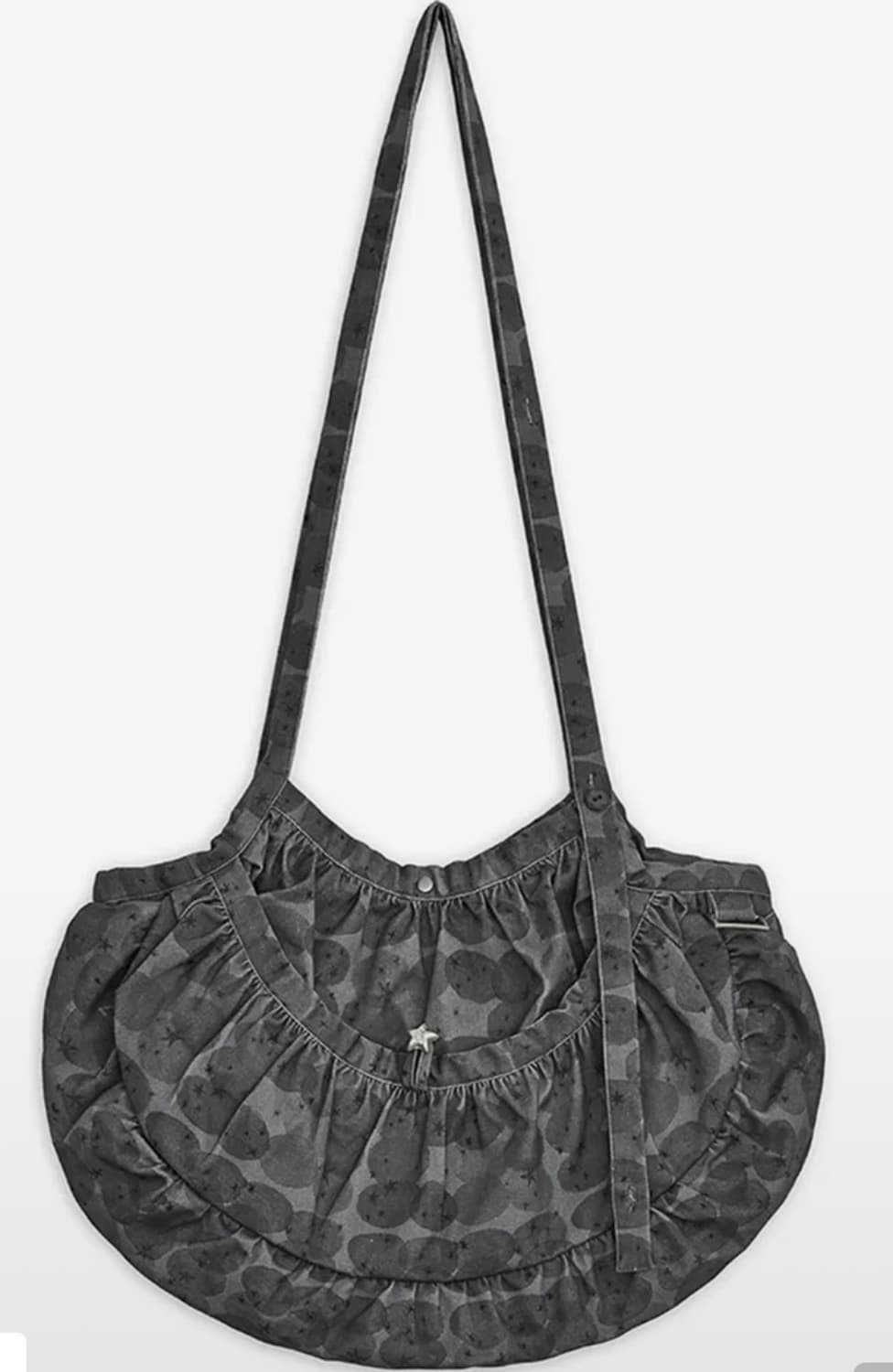 허그유어스킨 스타더스트 크로스백 차콜 상품이미지1