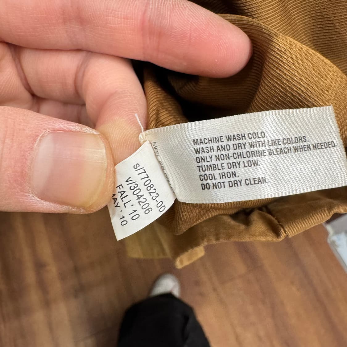 갭 빈티지 사파리 필드 자켓 전면 4포켓 포인트 브라운 상품이미지6