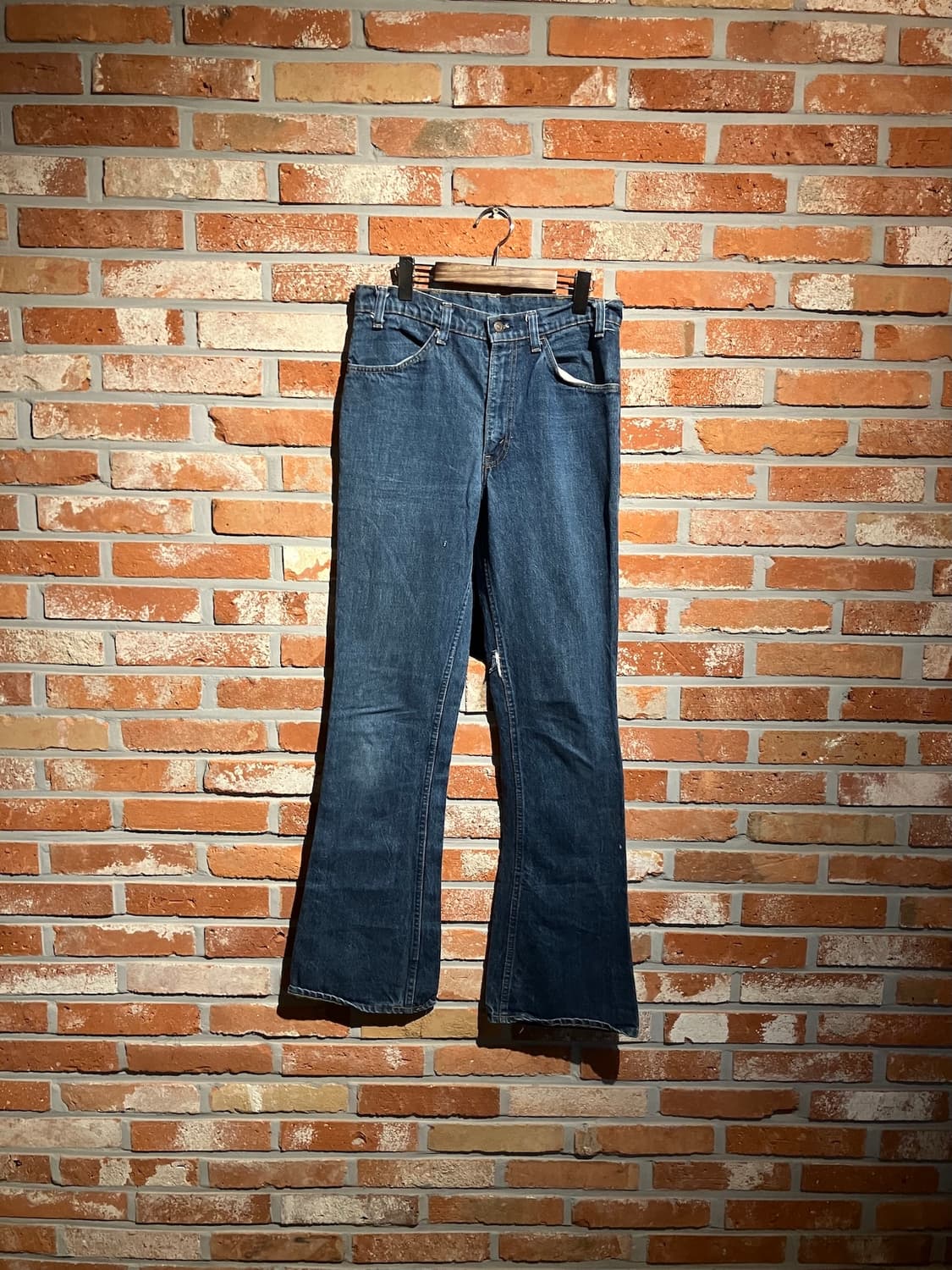 80s USA 빈티지 리바이스 646 벨바텀 데님 팬츠 상품이미지1