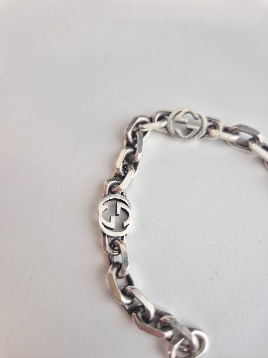 구찌 인터로킹 체인 팔찌 18호 상품이미지5