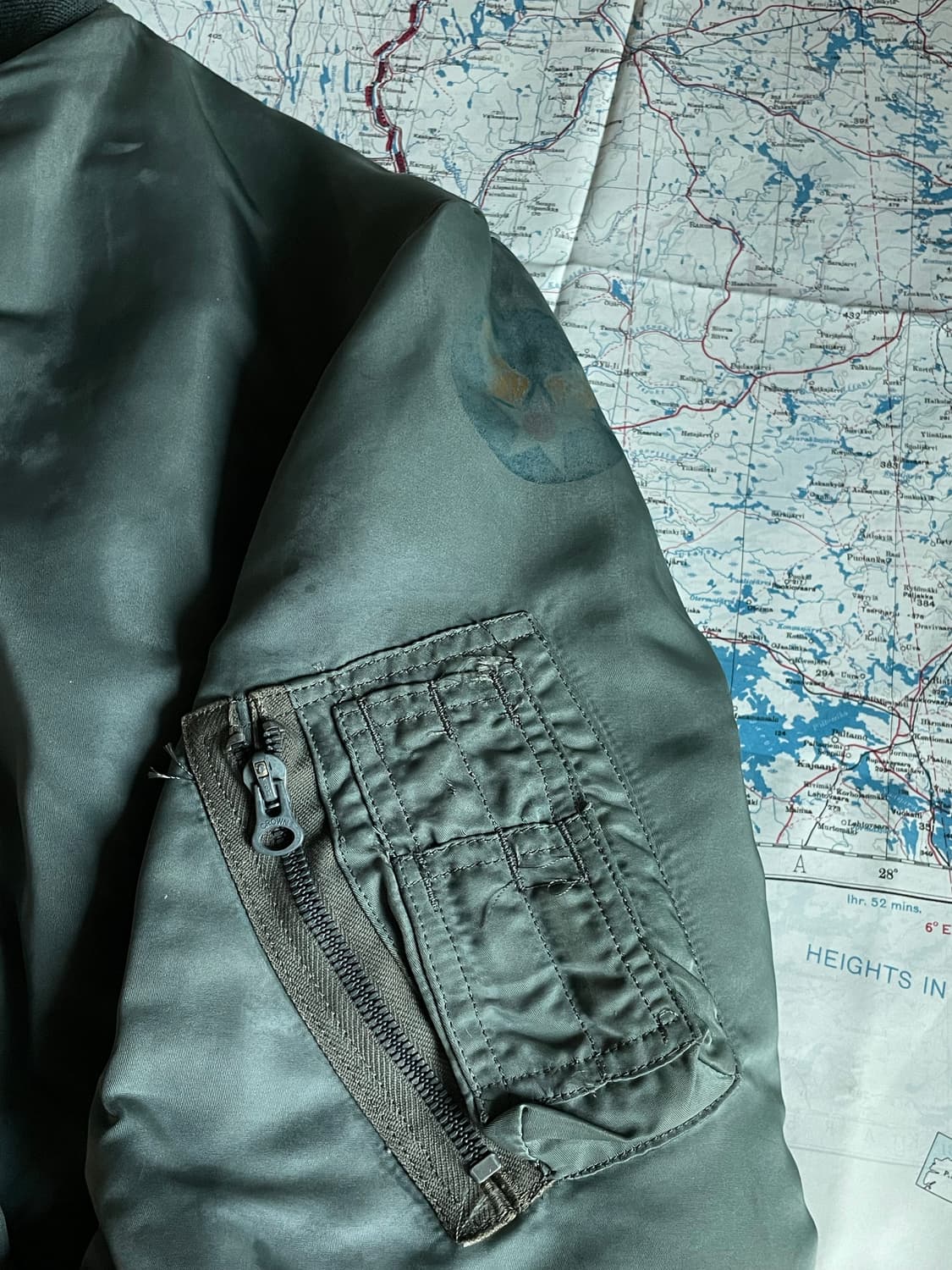 50s USAF B15d Flight Jacket modified 상품이미지6