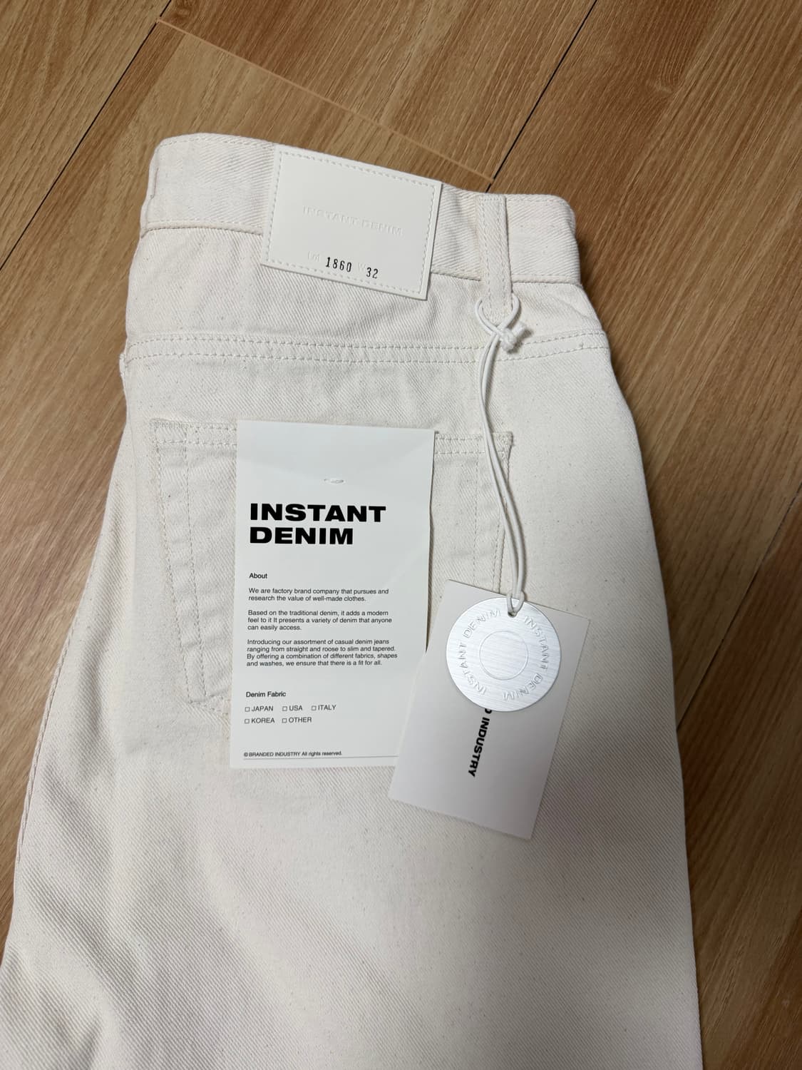 [32] 브랜디드 1860 퓨어 크림진 상품이미지3