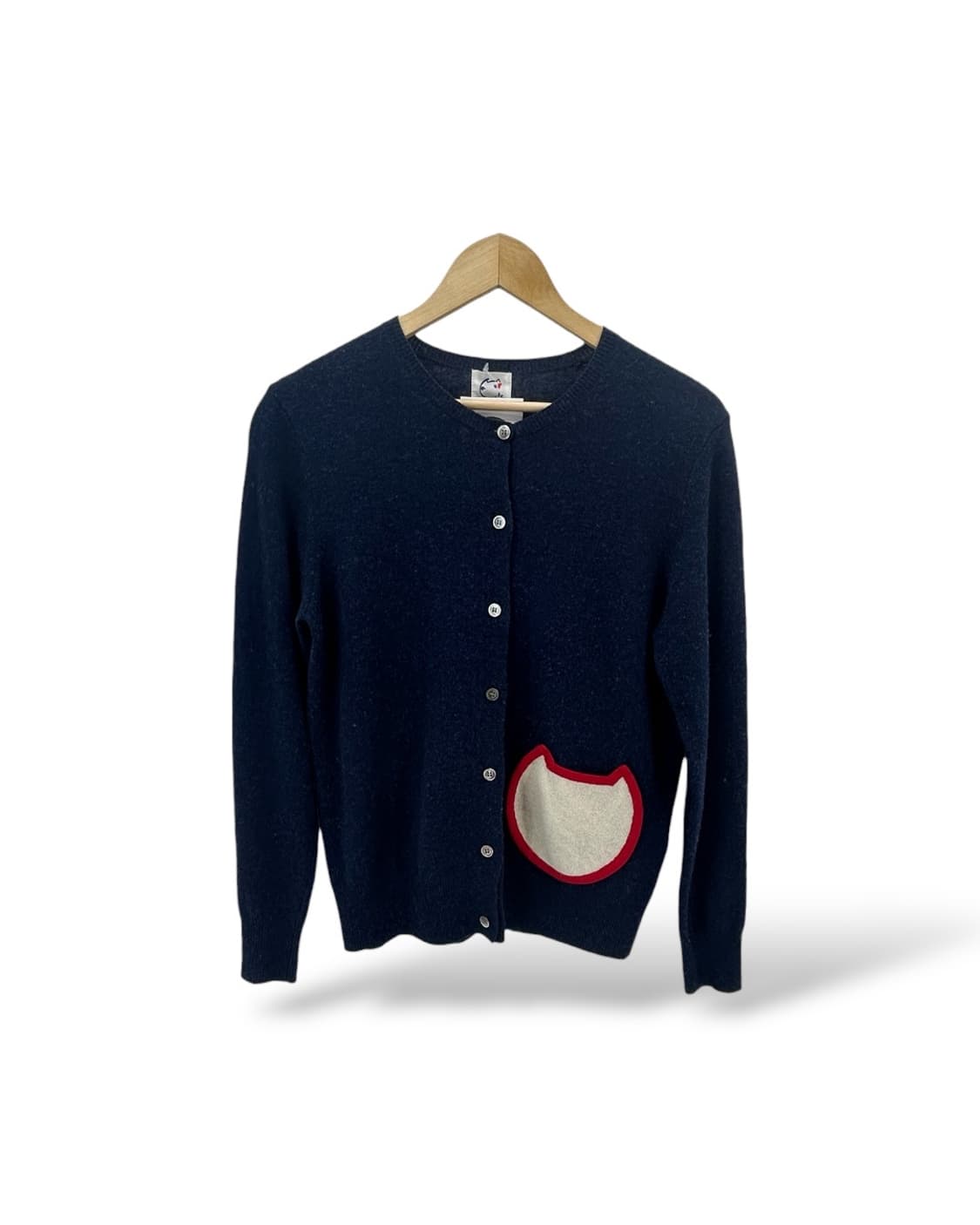 츠모리치사토 캣 포켓 가디건 상품이미지1