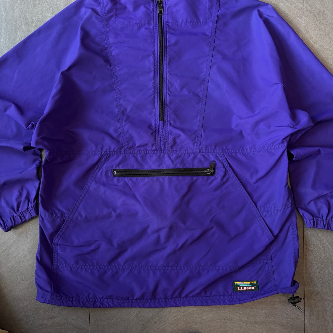 90s L.L.bean 90년대 미국 생산 엘엘빈 퍼플 아노락 바람막이  상품이미지4