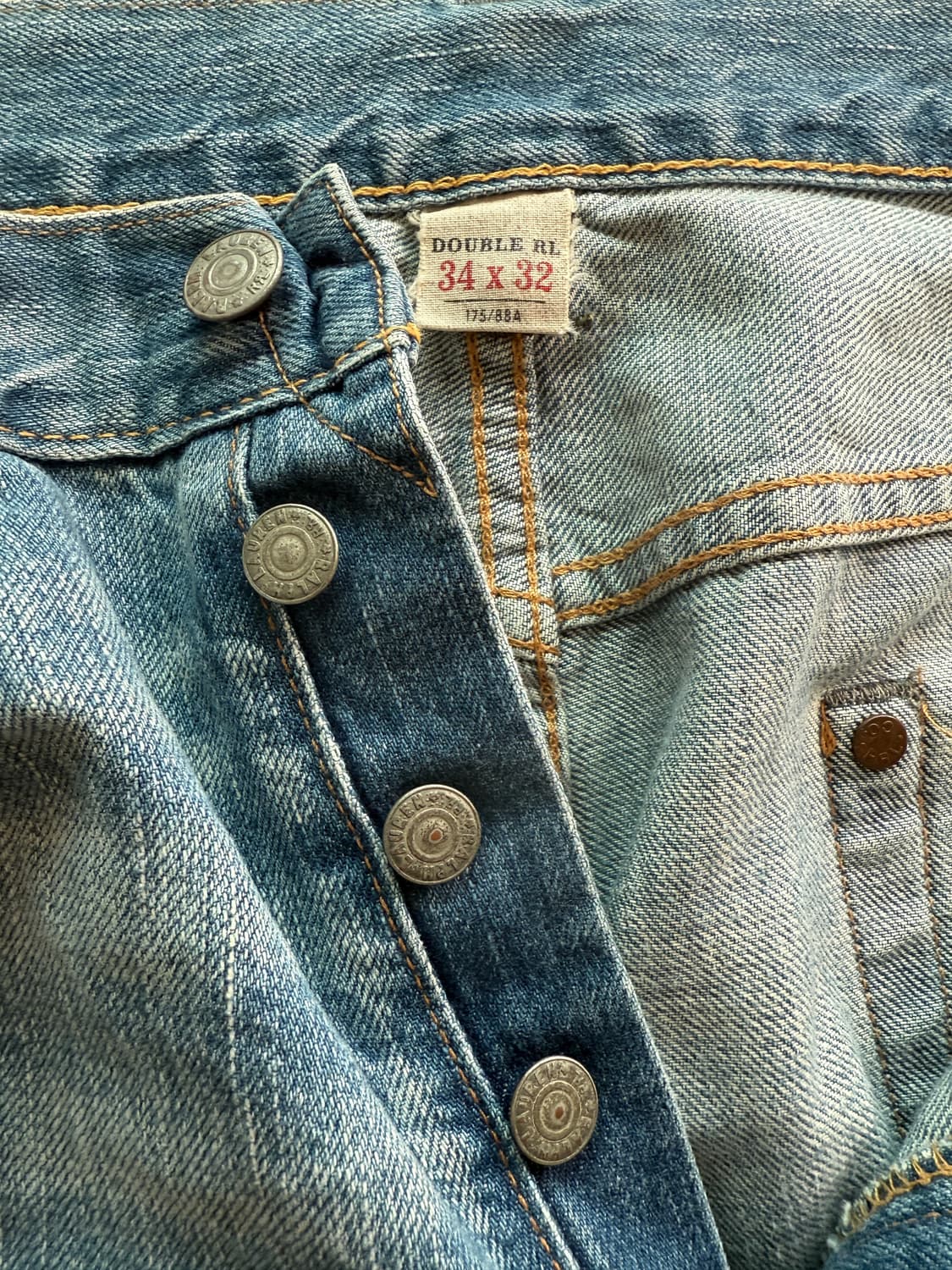 RRL 더블알엘 빈티지 파이브 포켓 빈파포 34/32 노수선 레어템 상품이미지3