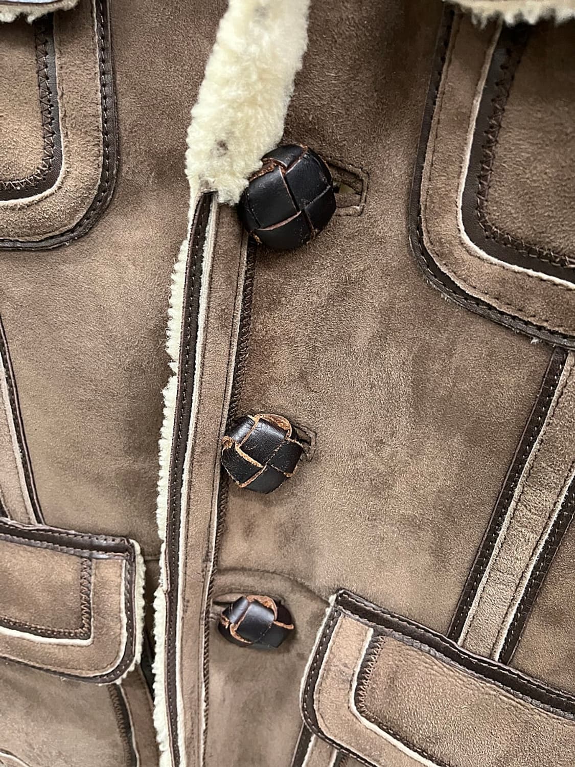 100) 디스퀘어드 4포켓 무스탕 자켓  상품이미지4