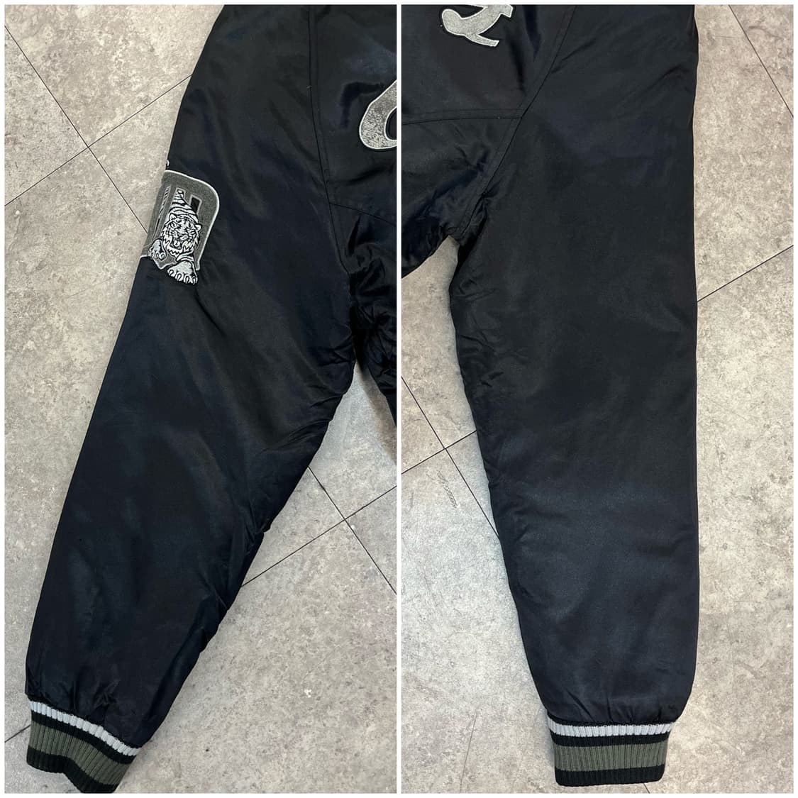 엠엘비 디트로이트 타이거즈 새틴 바시티 자켓 블랙 100 #csz2676 상품이미지6