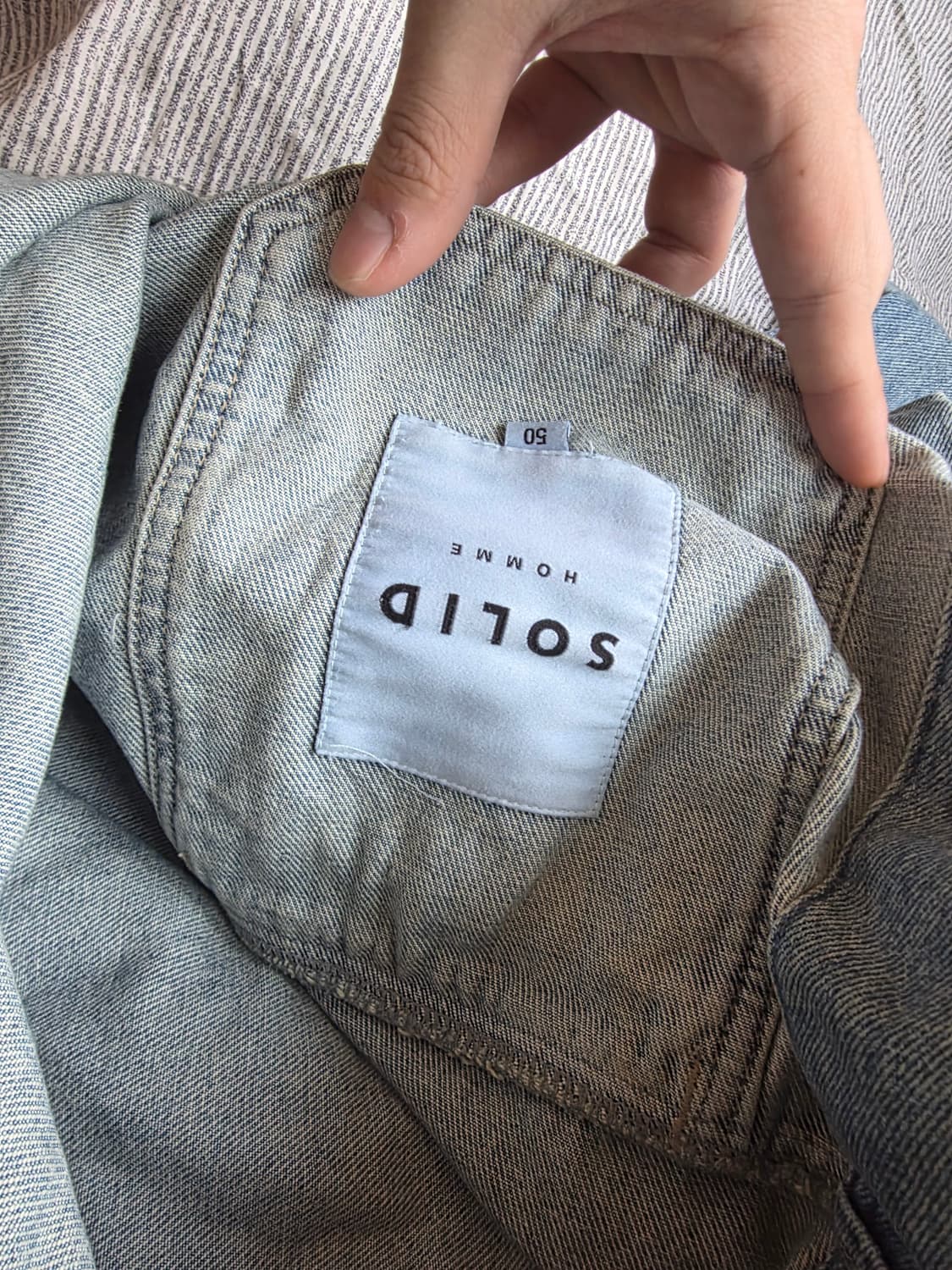 솔리드옴므 데님 셔츠 상품이미지5