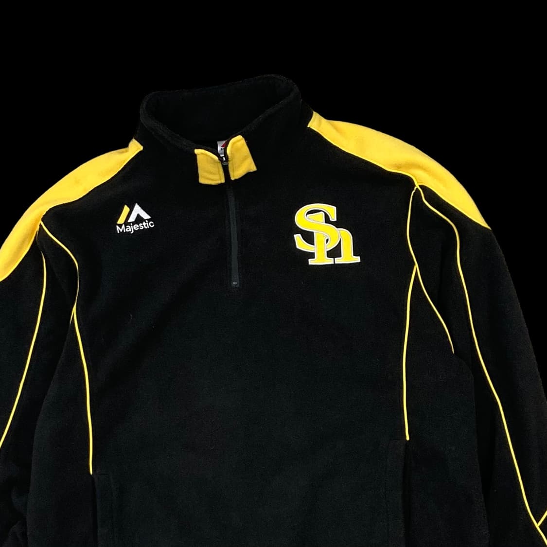 마제스틱 베이스볼 후리스 반집업 자켓 상품이미지2