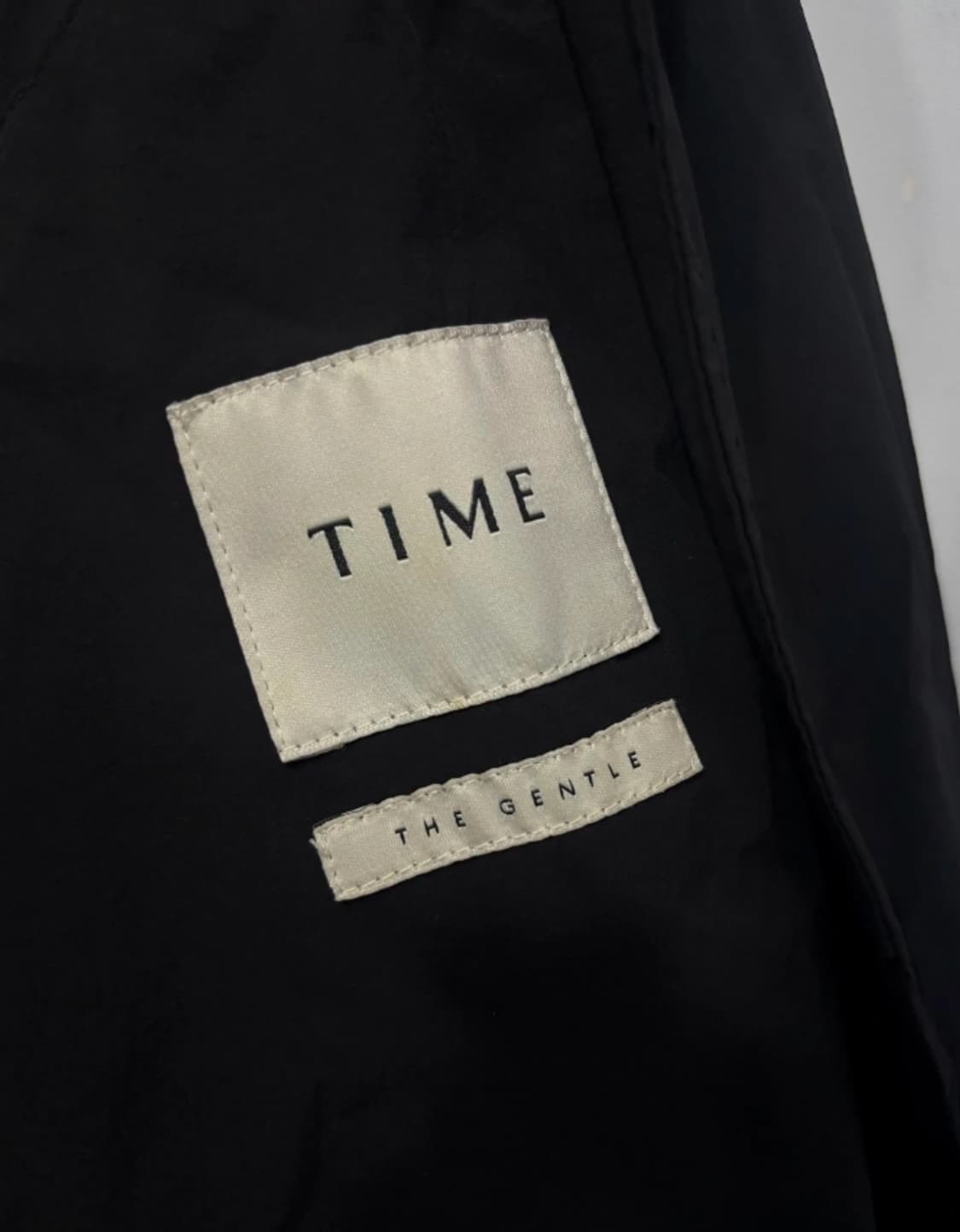  TIME 타임 젠틀 블랙 코트 100 상품이미지6