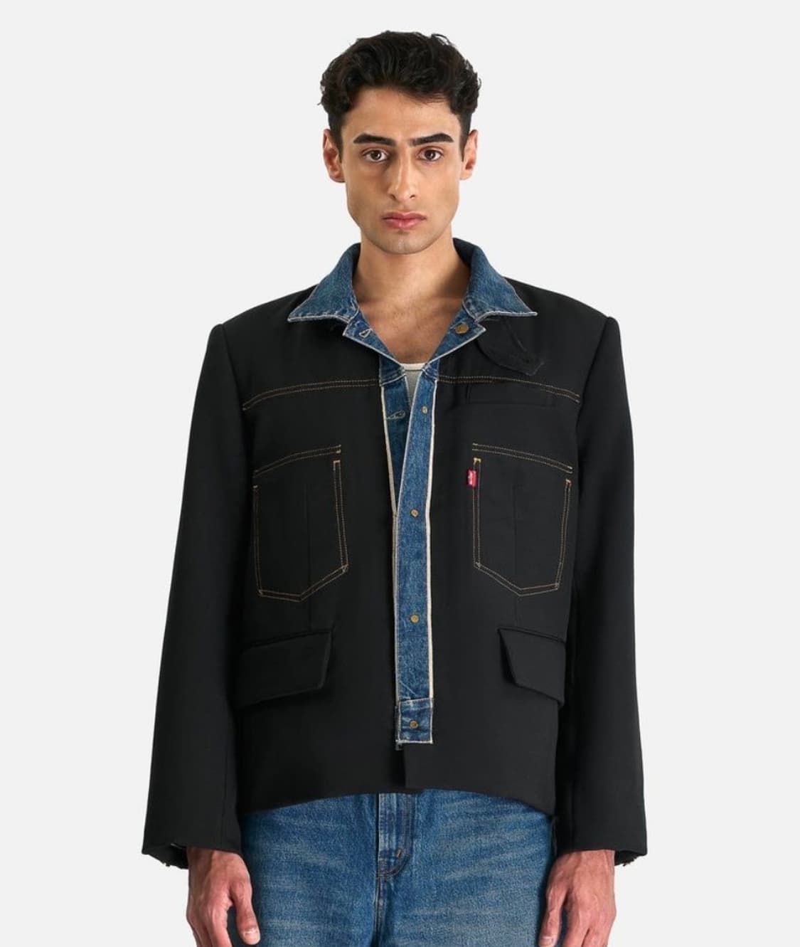 [4] 사카이 리바이스 트윌 블루종 상품이미지3