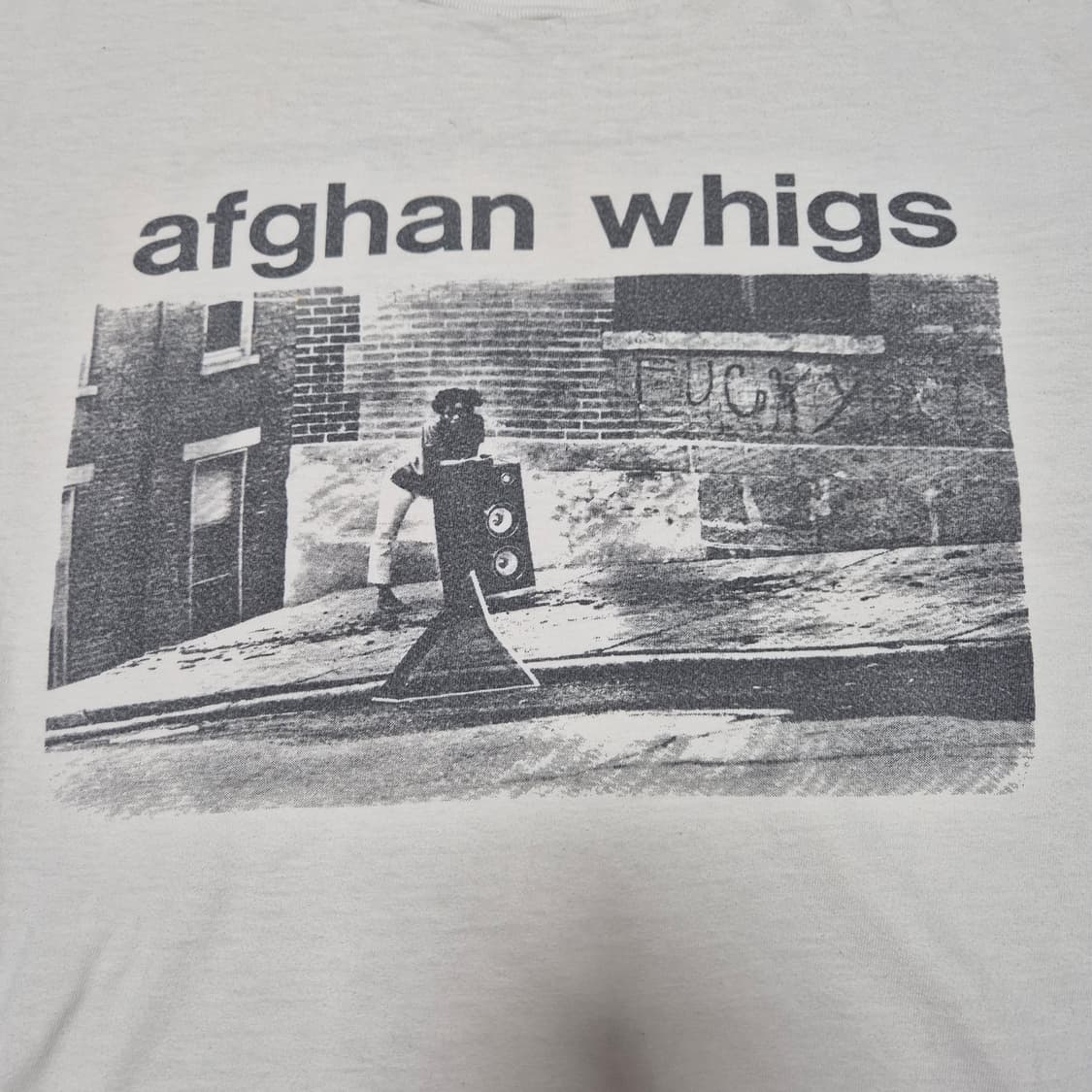 90s SUB POP 레코즈 AFGHAN WHIGS 싱글스티치 밴드티 상품이미지2