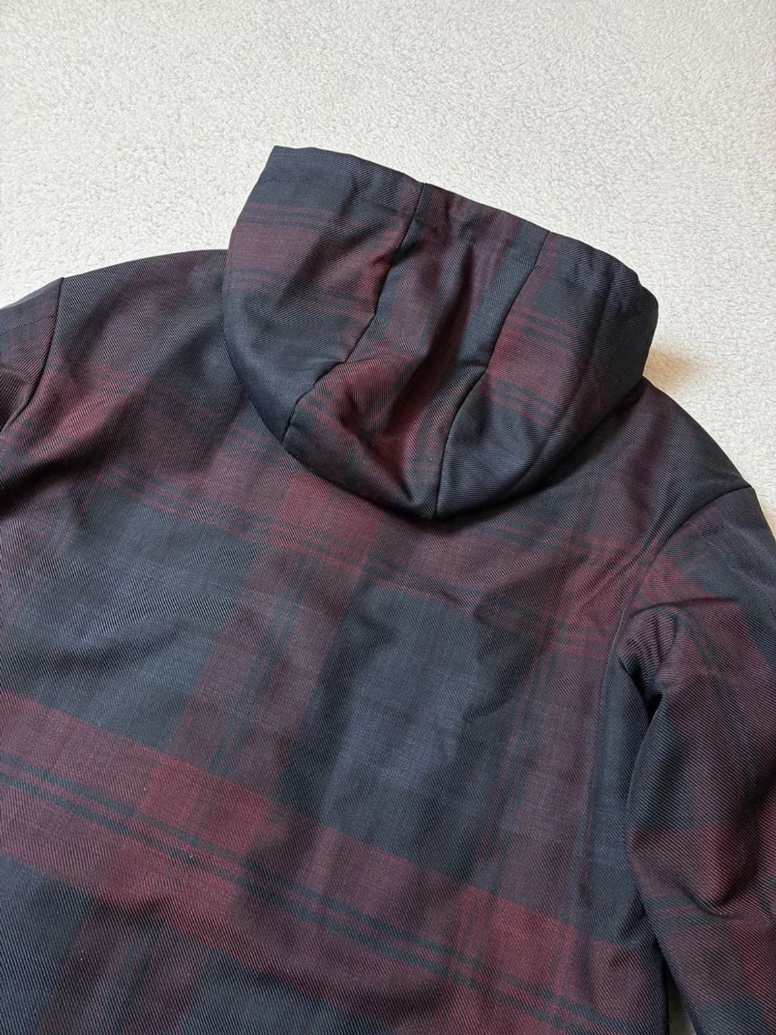 질샌더 JIL SANDER 타탄 트윌 후디 파카 PN7330 상품이미지5