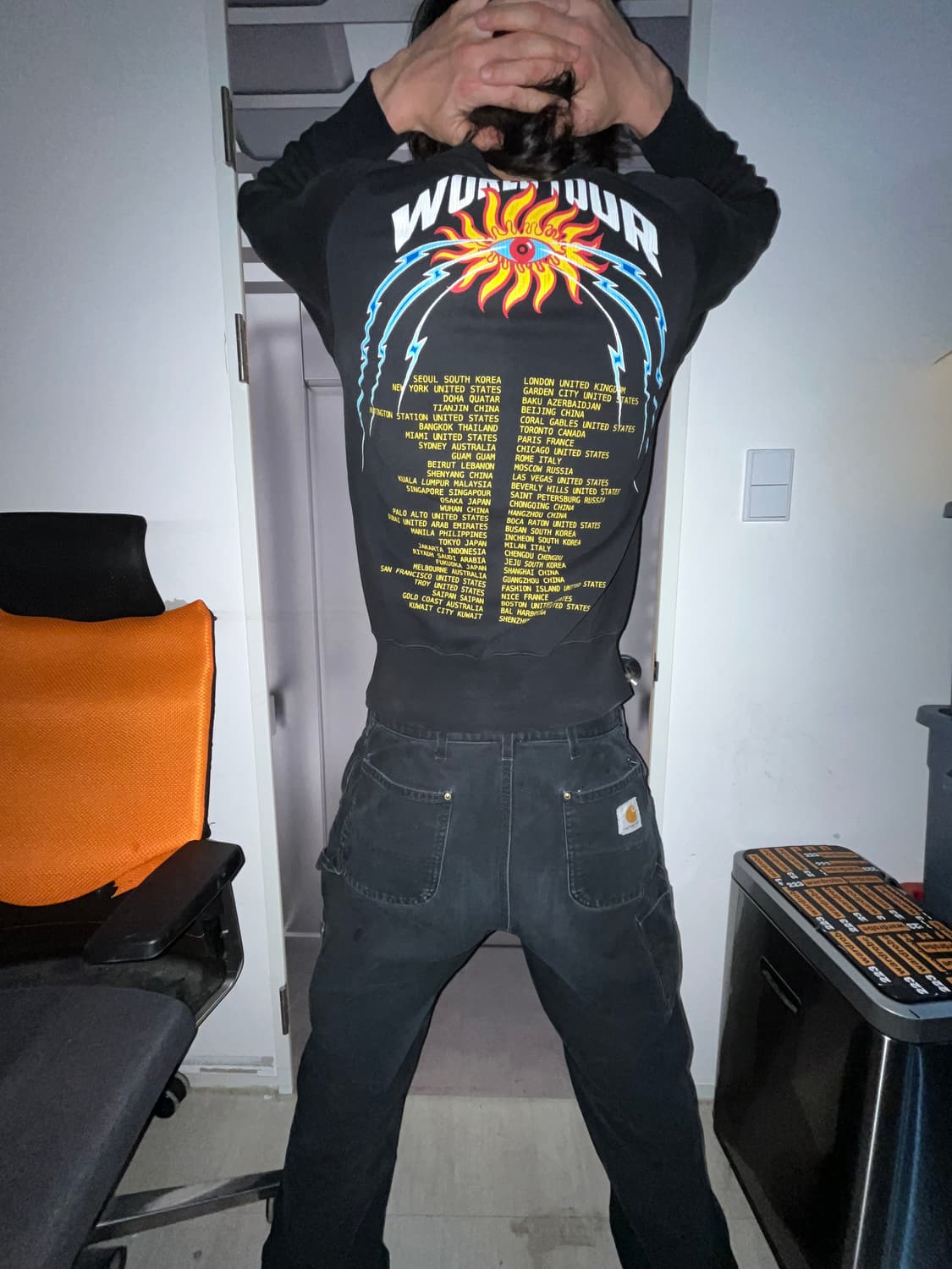 Givenchy Star World Tour Sweatshirt 상품이미지5