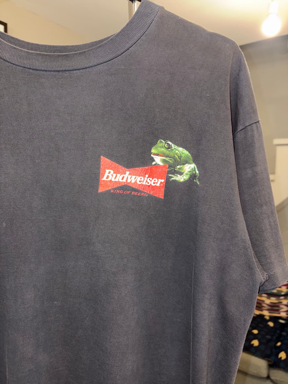 90’s Budweiser king of beer print T-sh 상품이미지9
