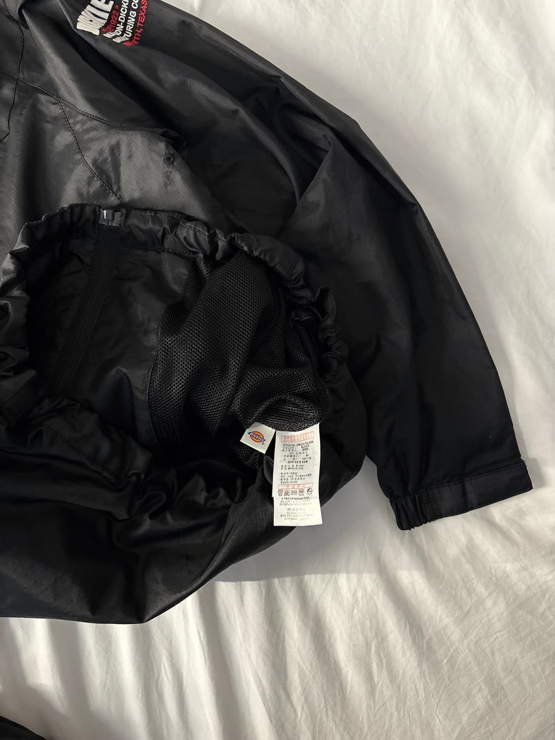 디키즈 블랙 바람막이 상품이미지5