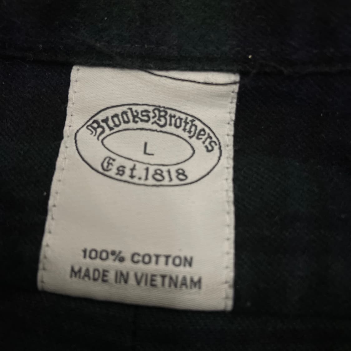 브룩스브라더스 블랙와치 셔츠 상품이미지3