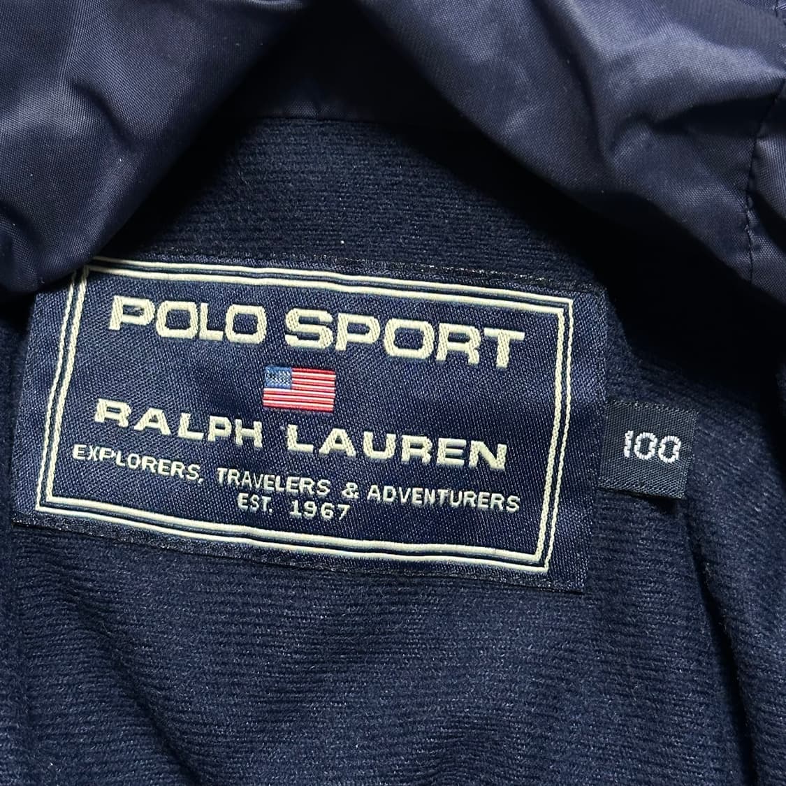 100 폴로 스포츠 체크 윈드브레이커 바람막이 상품이미지4