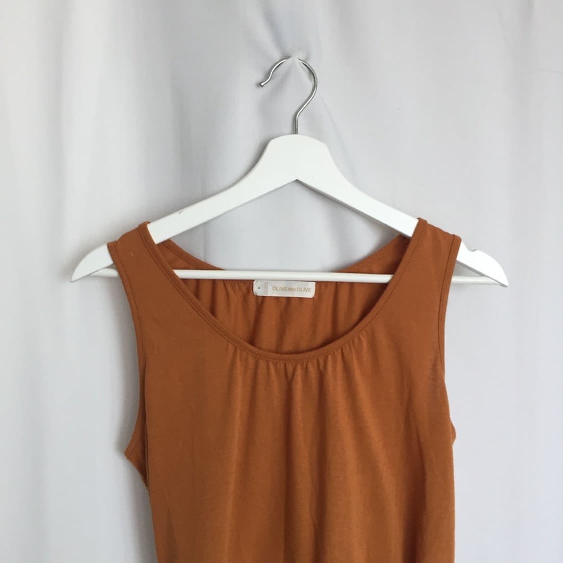 639. orange lace string sleeveless 상품이미지2