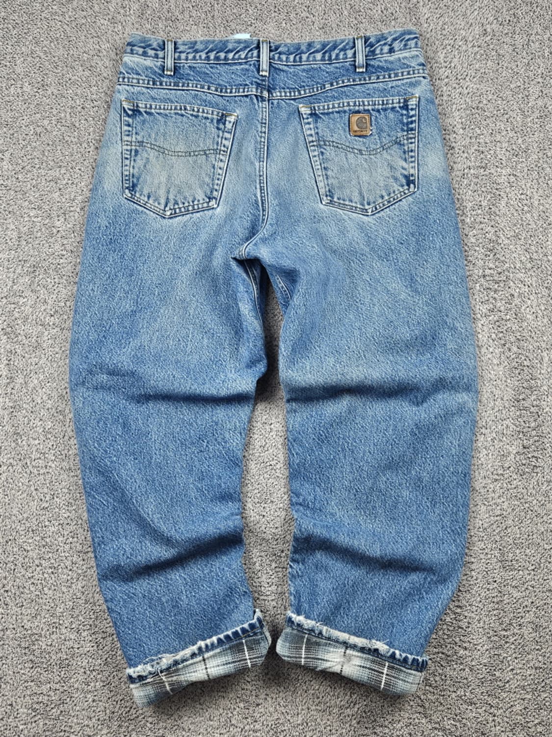 칼하트 헤비 플란넬 데님 워크 팬츠 ( 36 X 30 ) / 10374 상품이미지5