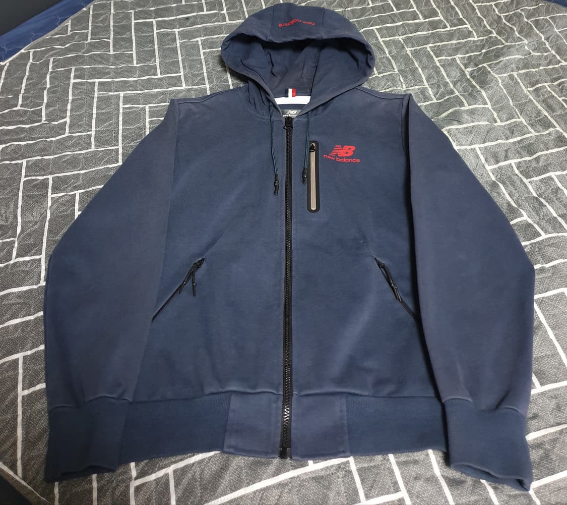 뉴발란스 윈드 스크린 후드 바람막이 자켓 (L) 상품이미지1