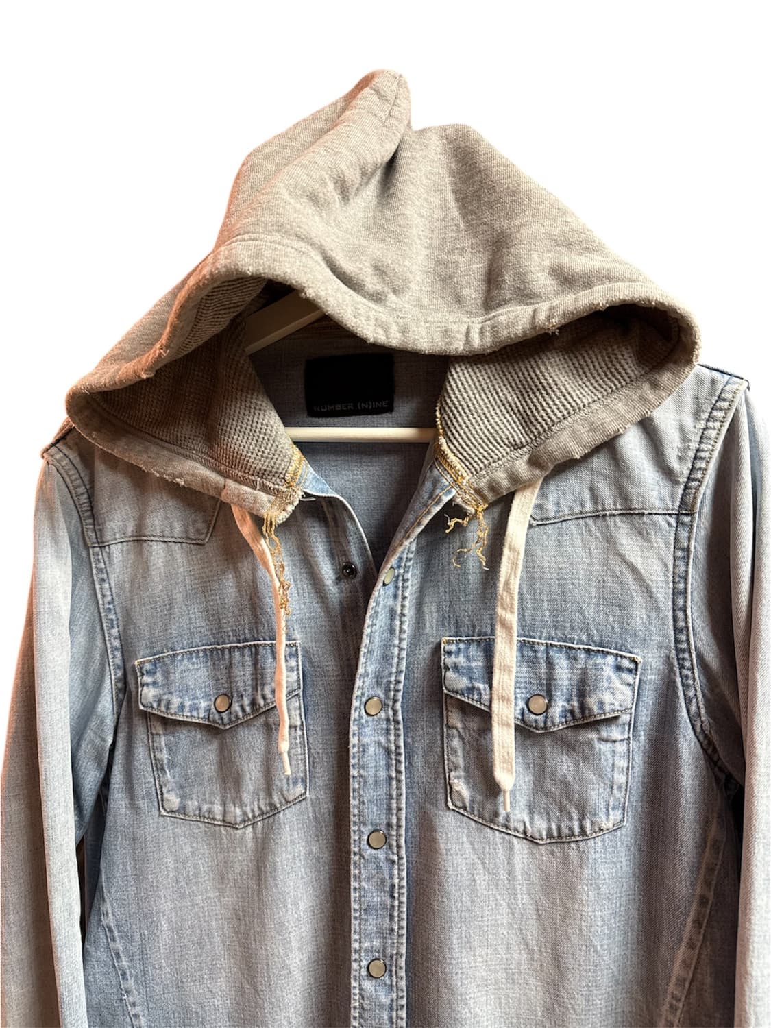 11fw 넘버나인 데님 후드셔츠 상품이미지3