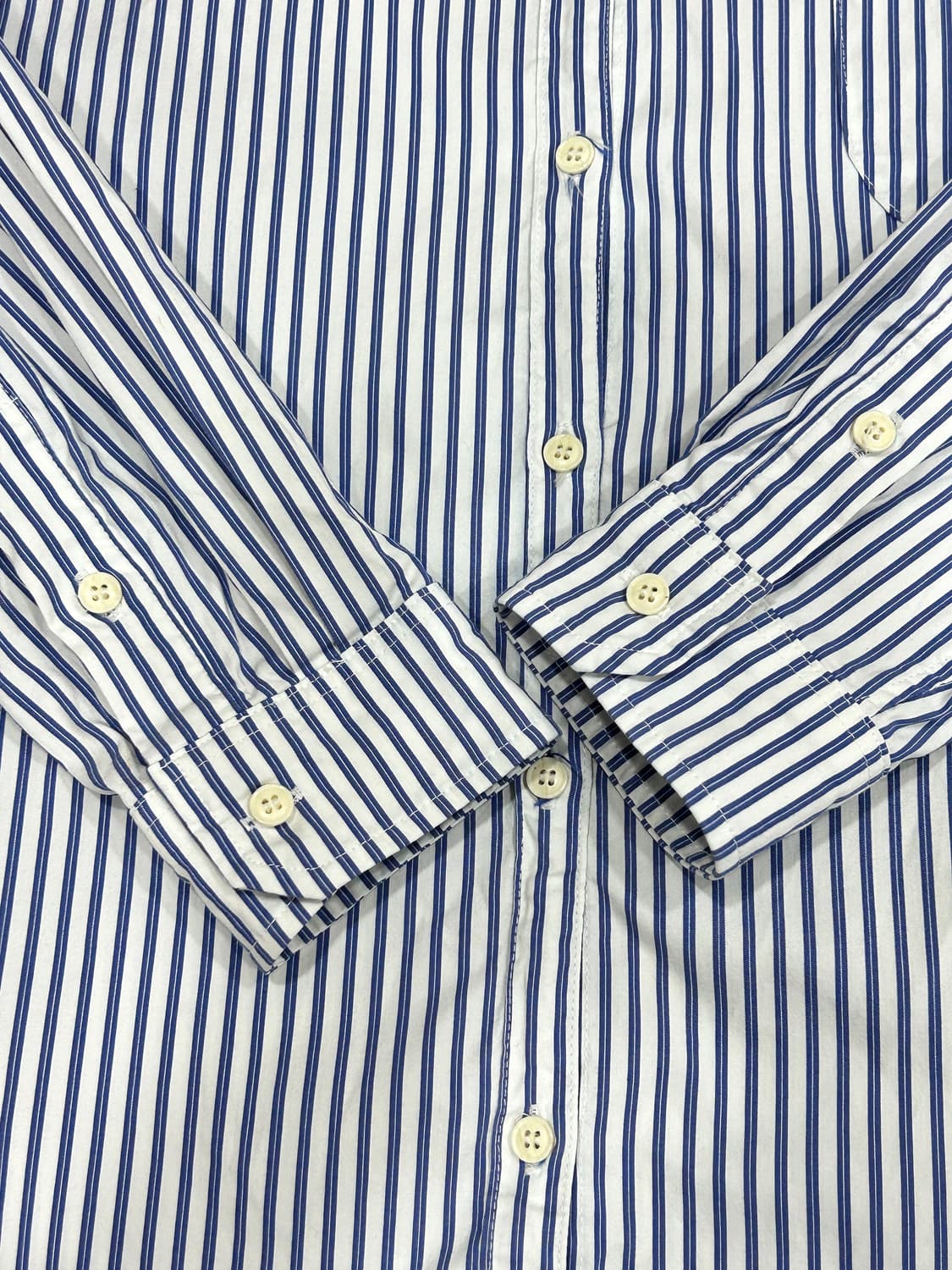 그로브 grove 스트라이프 셔츠 블루 Edition 상품이미지9