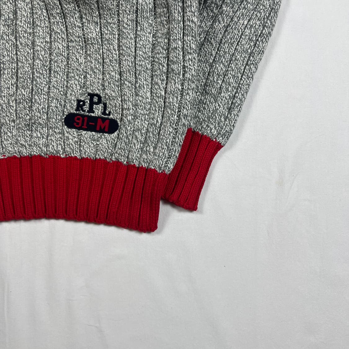 90‘s 91년도 폴로랄프로렌 rpl 로고 니트 스웨터 상품이미지3