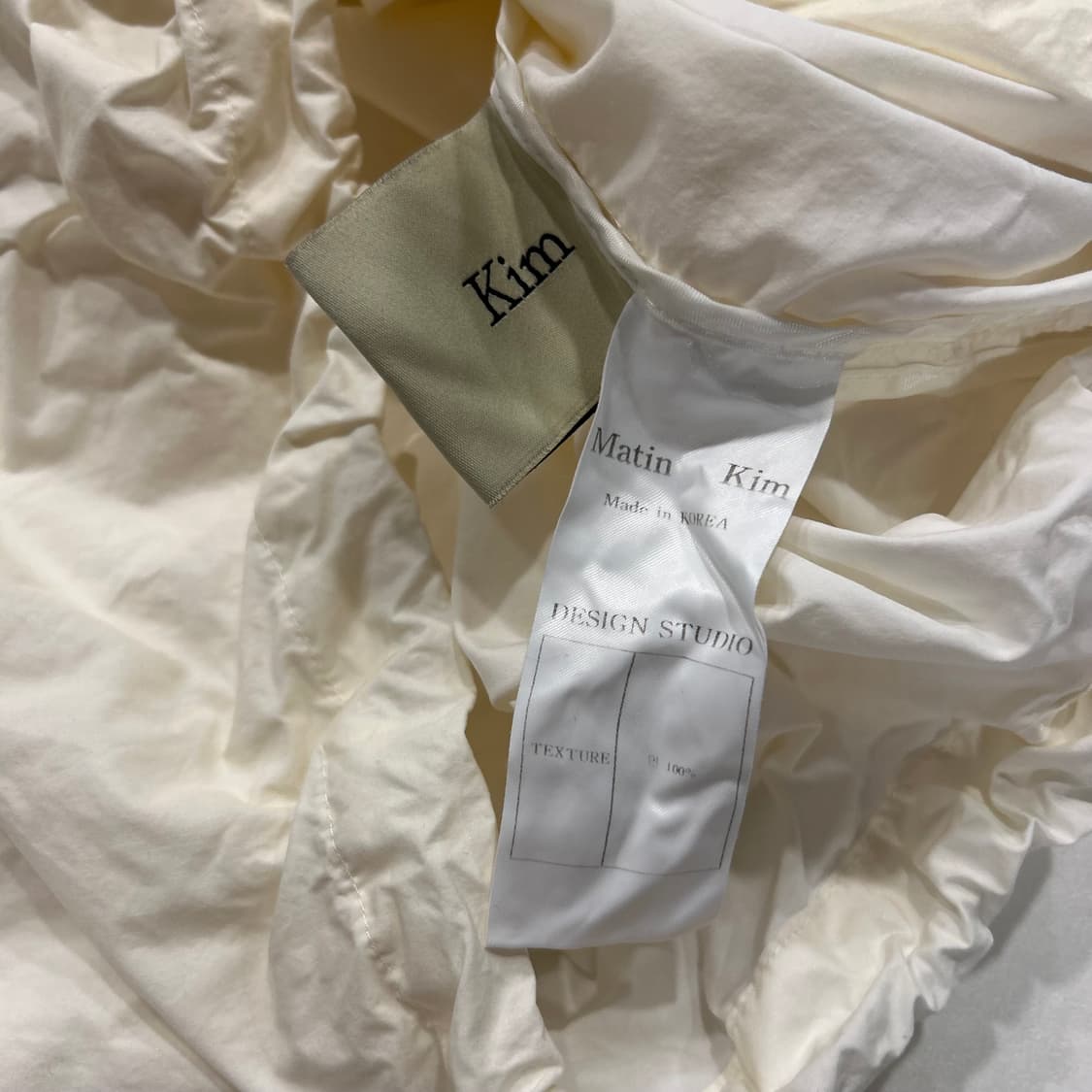 마뗑킴 아이보리 바람막이 자켓 B91 상품이미지7