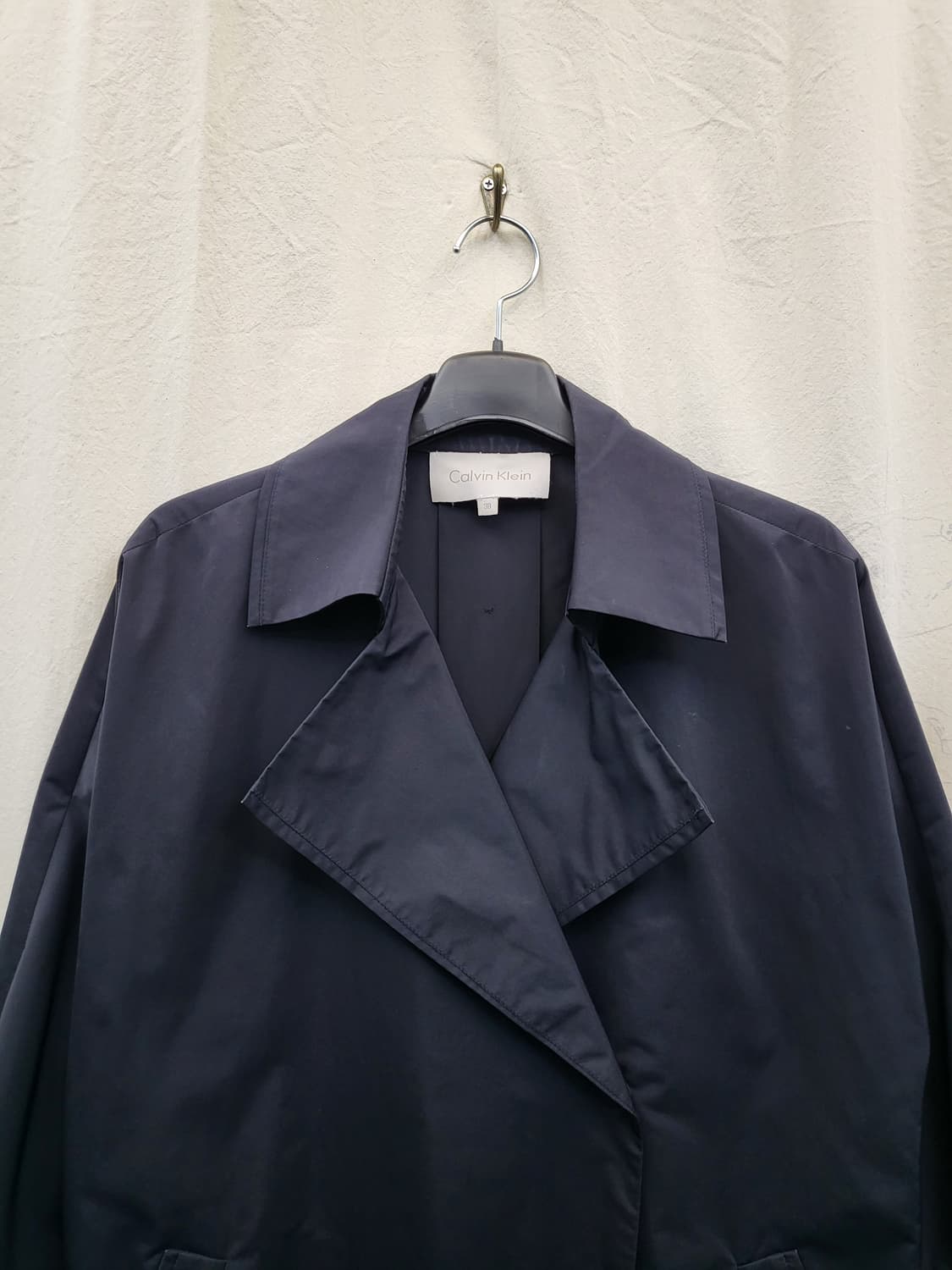 캘빈클라인 네이비 트렌치코트 상품이미지3