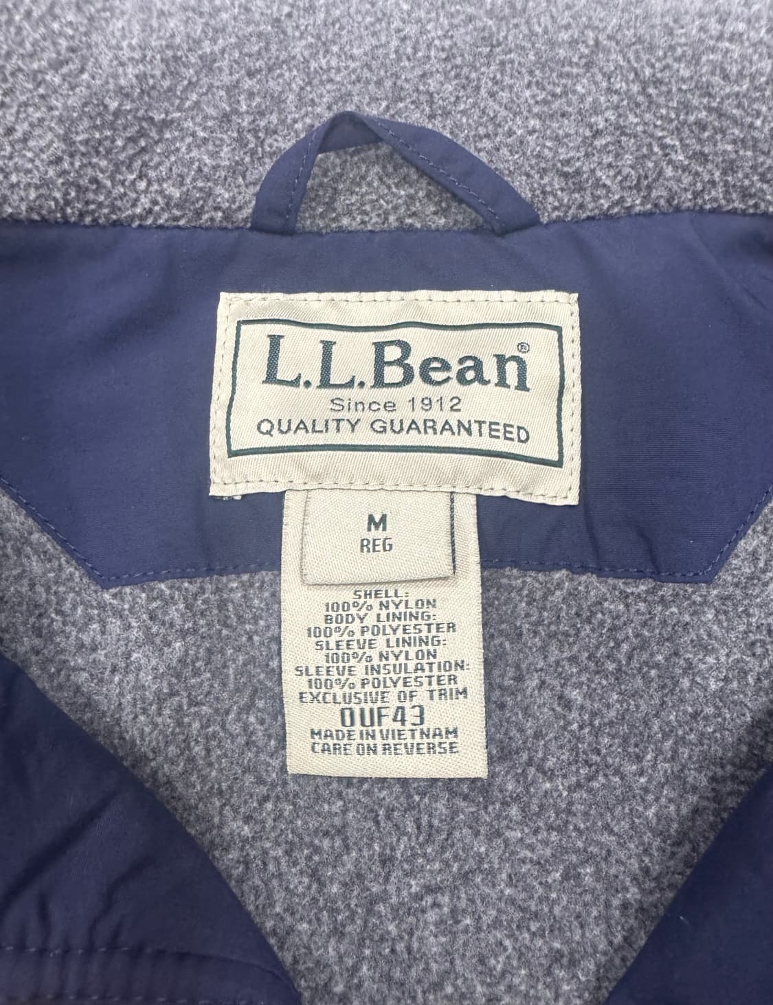 00s 엘엘빈 웜업자켓 네이비 M 상품이미지2